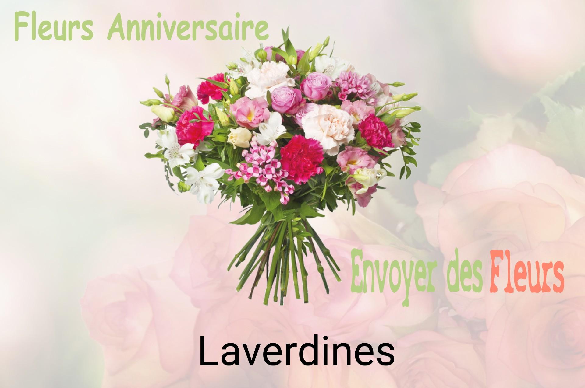 Bouquet de fleurs d’anniversaire livré à Laverdines